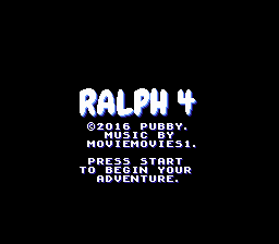 Ralph 4 Title Screen